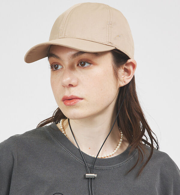 Rouge vif「【RUBEN】ストラップ付き ナイロンキャップ / はっ水」|その他|モカ