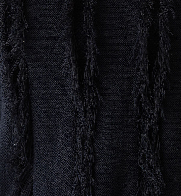 Rouge vif「フリンジニットノースリーブプルオーバー」|ニット・セーター|