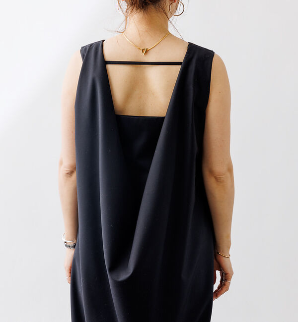Rouge vif「バックドレープワンピース」|ワンピース|