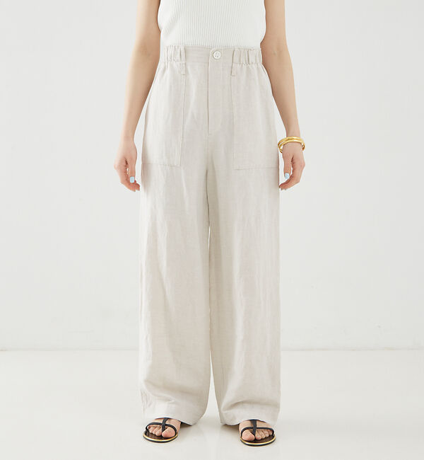 Rouge vif「【追加】レーヨンリネンベイカーイージーパンツ」|その他|