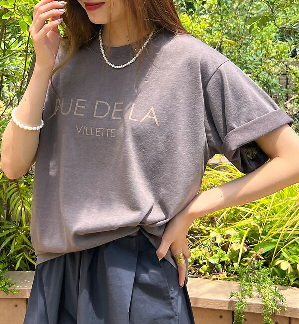 Rouge vif「ビットシアーロゴTシャツ」|Tシャツ・カットソー|