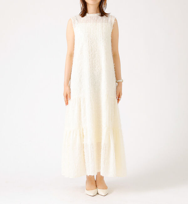 Rouge vif「フェザーノースリーブワンピース」|ワンピース|