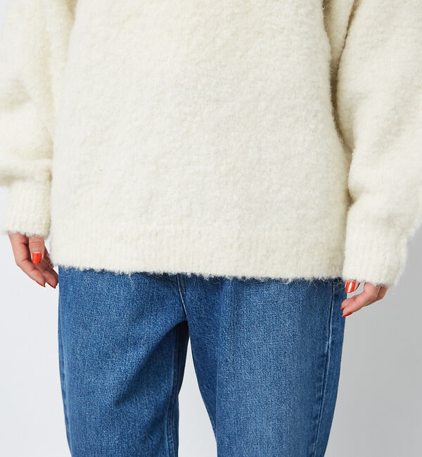 Rouge vif「【一部店舗限定】起毛シャギーロゴニット」|ニット・セーター|