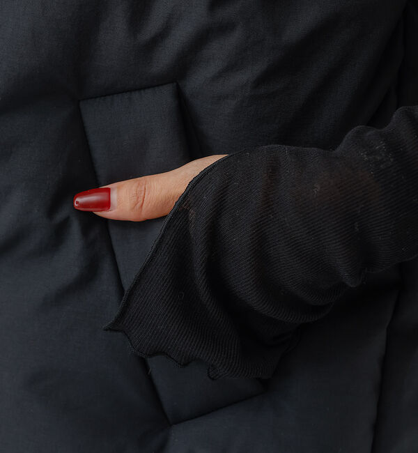 Rouge vif「2WAYフードダウンベスト」|ダウン|