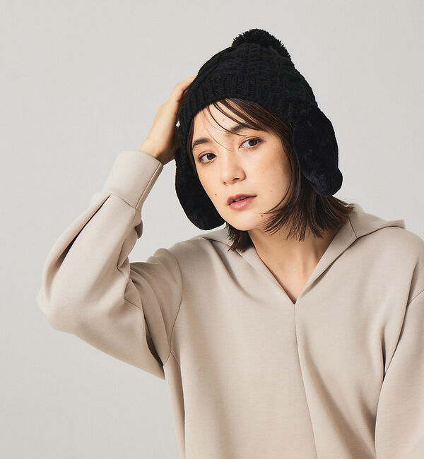 Rouge vif「【RUBEN / ルーベン】イヤーマフ付き裏ボアニットキャップ / RUS-80」|その他|