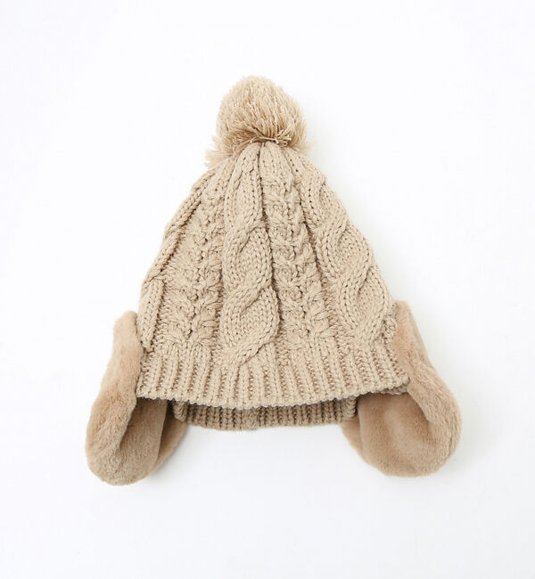 Rouge vif「【RUBEN / ルーベン】イヤーマフ付き裏ボアニットキャップ / RUS-80」|その他|