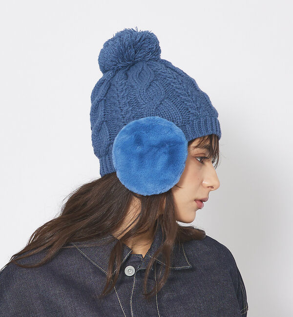 Rouge vif「【RUBEN / ルーベン】イヤーマフ付き裏ボアニットキャップ / RUS-80」|その他|