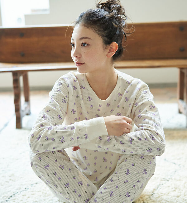 Rouge vif「【JEMORGAN/ジェーイーモーガン】ルームウェア 3点セット / 長袖&長ズ」|Tシャツ・カットソー|