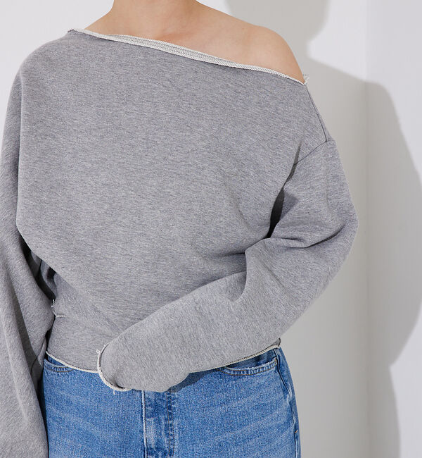 Rouge vif「オフショルスウェットプルオーバー」|スウェット・ジャージ|