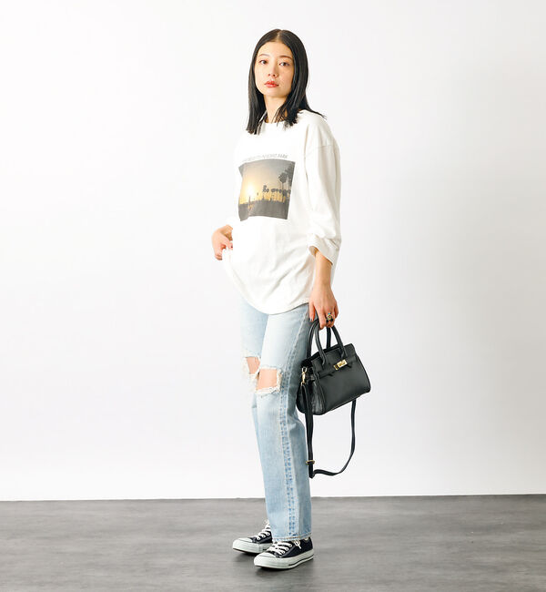 Rouge vif「【AULENTTI/オウレンティ】2WAY レザーミニバッグ / ベルト付きレザ」|ショルダー・メッセンジャー|