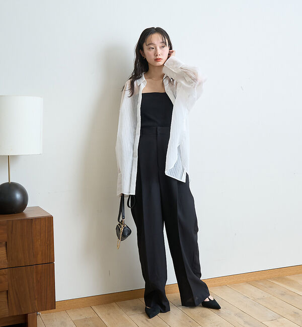 Rouge vif「カットテレコベアトップ 　パット付き」|キャミソール|