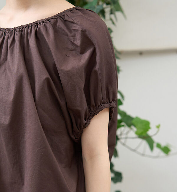 Rouge vif「コットンギャザーパフブラウス」|シャツ・ブラウス|