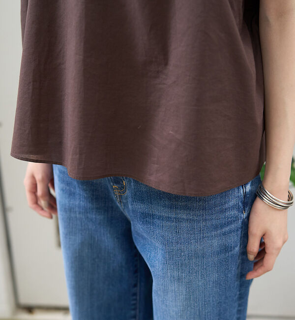 Rouge vif「コットンギャザーパフブラウス」|シャツ・ブラウス|