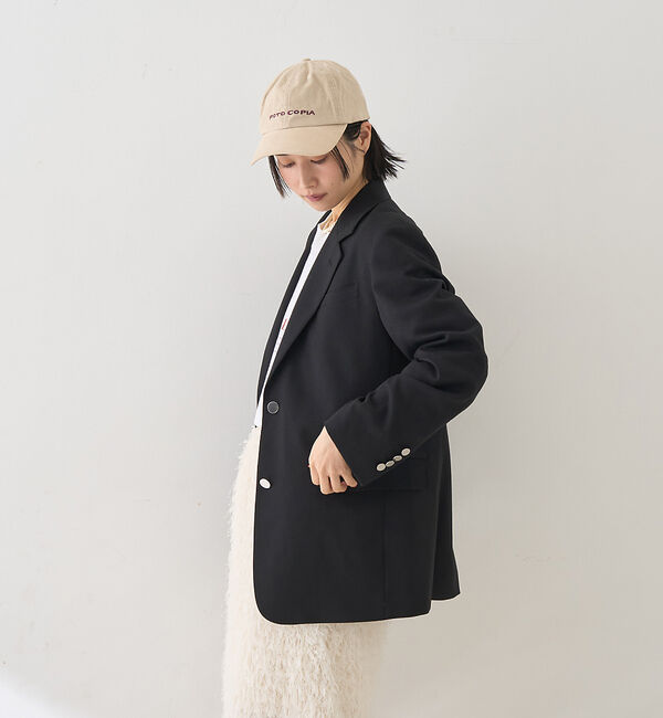 Rouge vif「【セットアップ対応】メンズライクウール混サキソニージャケット」|テーラードジャケット|