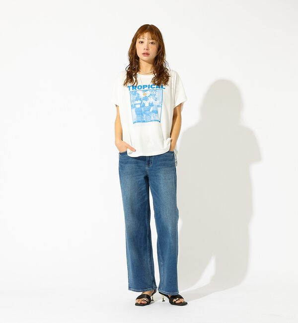 Rouge vif「【Healthy denim / ヘルシーデニム】Pink Pepper Mid」|デニム|