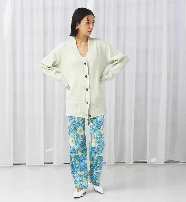 qualite「カスレフラワーストレートパンツ」|その他|