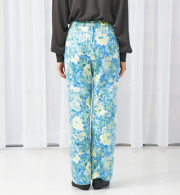 qualite「カスレフラワーストレートパンツ」|その他|