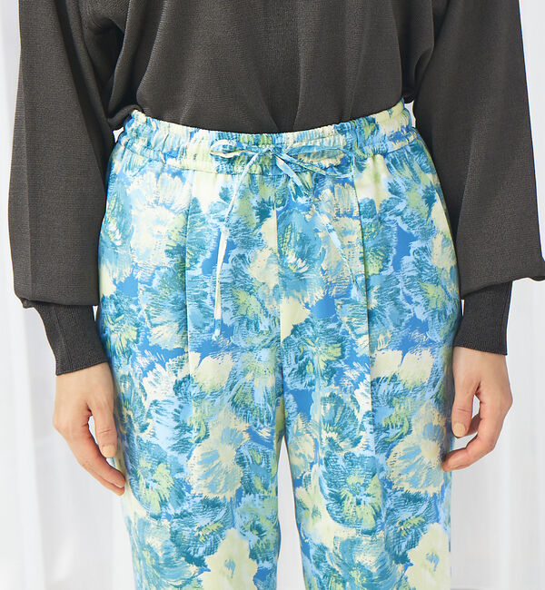 qualite「カスレフラワーストレートパンツ」|その他|