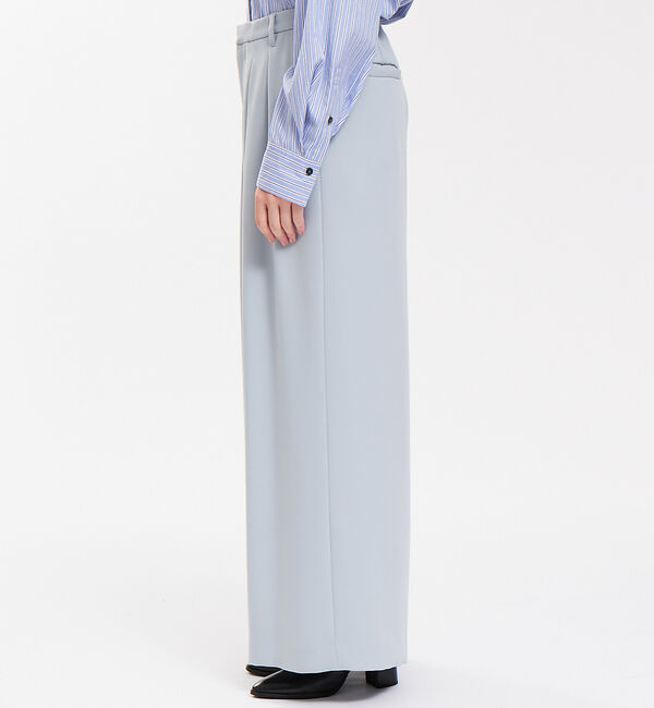 qualite「ストレッチサテンワイドパンツ」|その他|