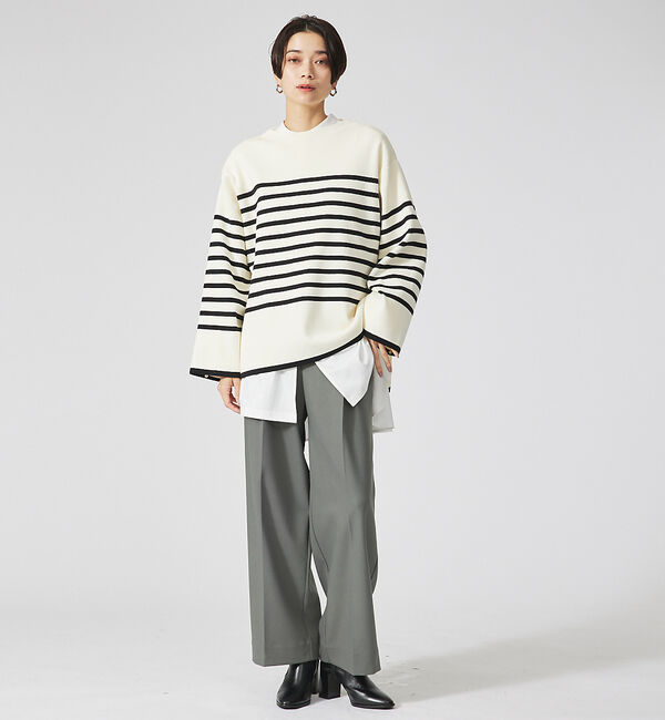 qualite「ウォームフラノストレートパンツ」|その他|