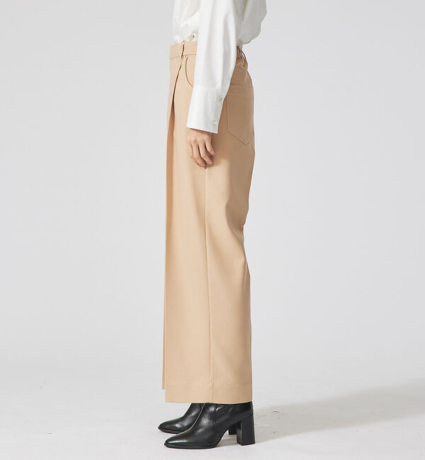 qualite「ウォームフラノストレートパンツ」|その他|