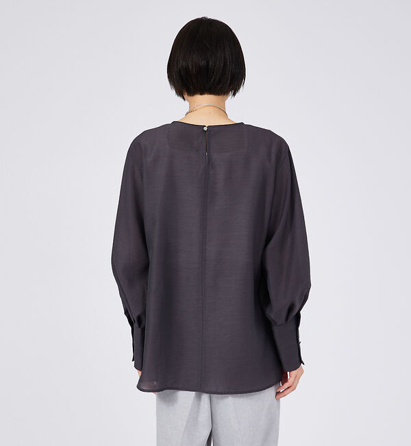 qualite「エアリータックスリーブブラウス」|シャツ・ブラウス|