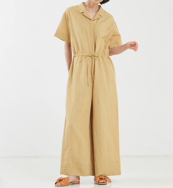 qualite「ライトリネンオールインワン」|オールインワン|オーカー