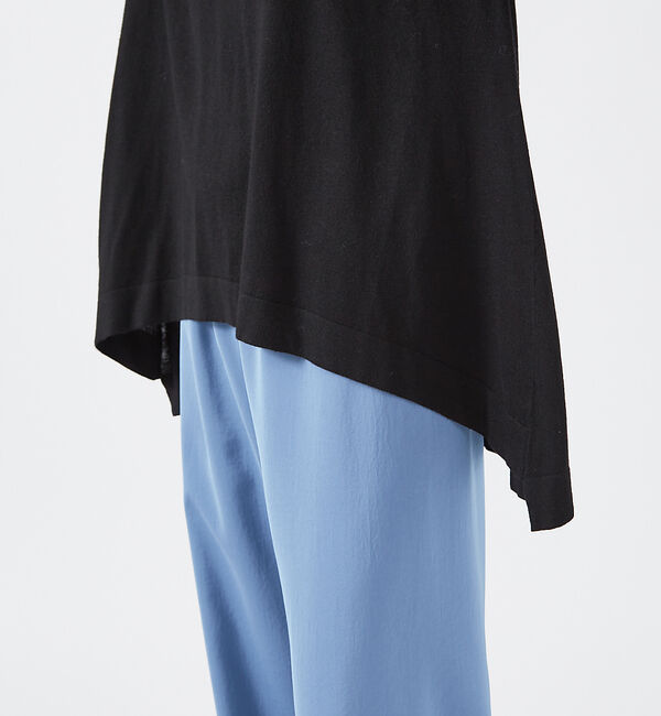 qualite「ヘムラインドレープニット」|ニット・セーター|