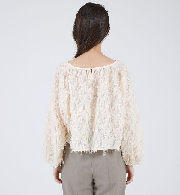 qualite「カットジャガードプルオーバー」|シャツ・ブラウス|