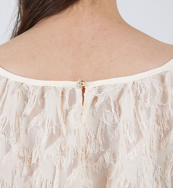 qualite「カットジャガードプルオーバー」|シャツ・ブラウス|