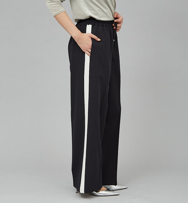 qualite「サイドラインストレートパンツ」|その他|