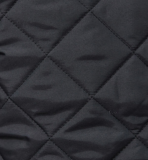 qualite「【TRADITIONAL WEATHERWEAR】キルティングノーカラーミドルブ」|ブルゾン・スタジャン|