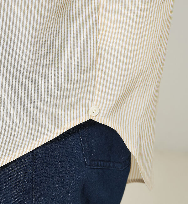 qualite「カシュクールレギュラーシャツ」|シャツ・ブラウス|