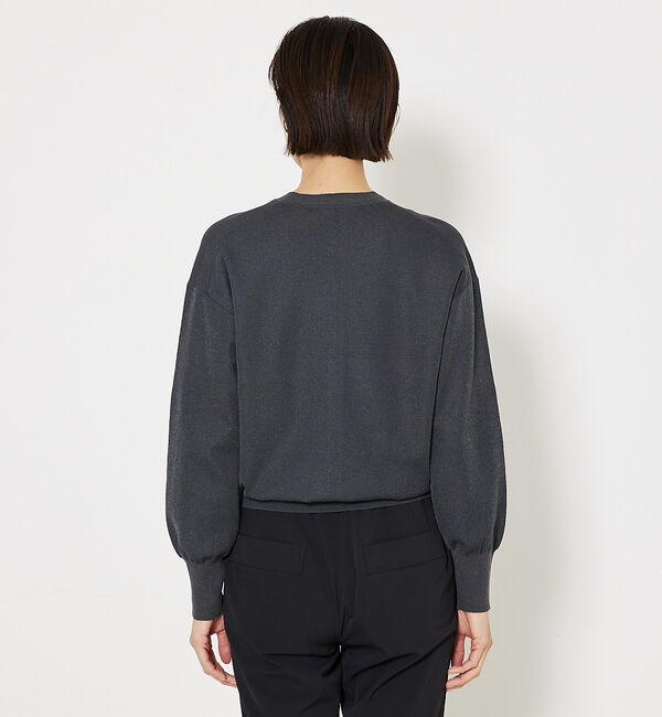 qualite「コットンナイロンハイゲージニットカーデ」|カーディガン|