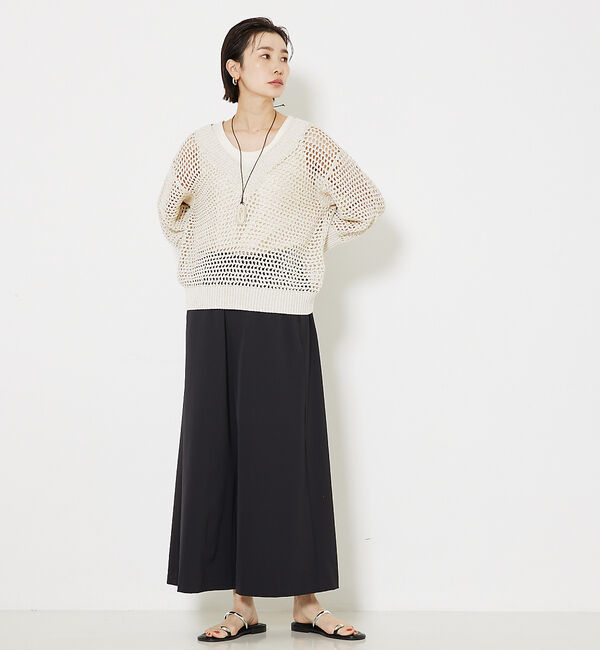 qualite「2WAYストレッチワイドパンツ」|その他|