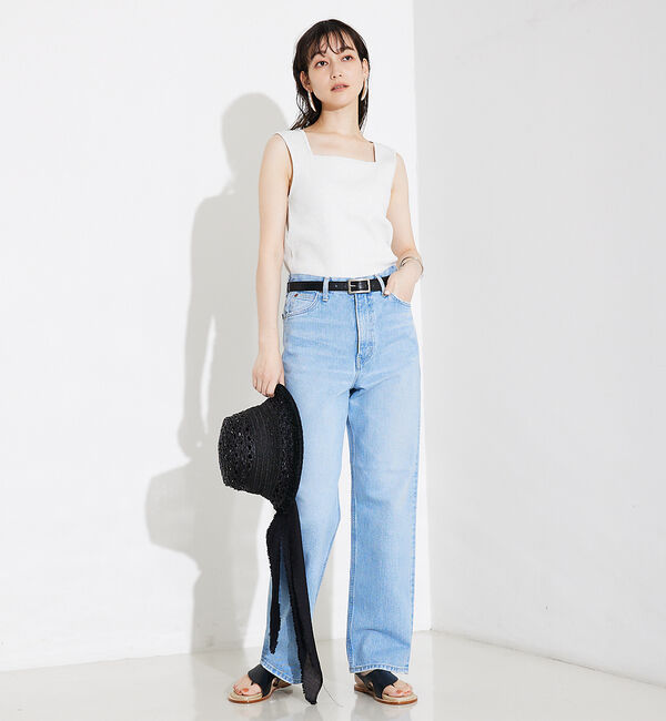 qualite「【Lee】STRAIGHT（L.USED）ストレートデニム」|デニム|