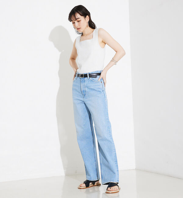 qualite「【Lee】STRAIGHT（L.USED）ストレートデニム」|デニム|