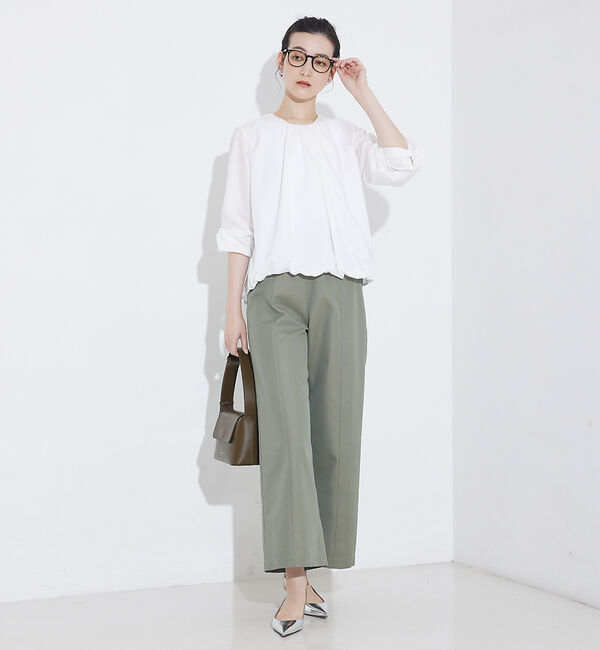 qualite「撥水ツイルワイドパンツ」|その他|