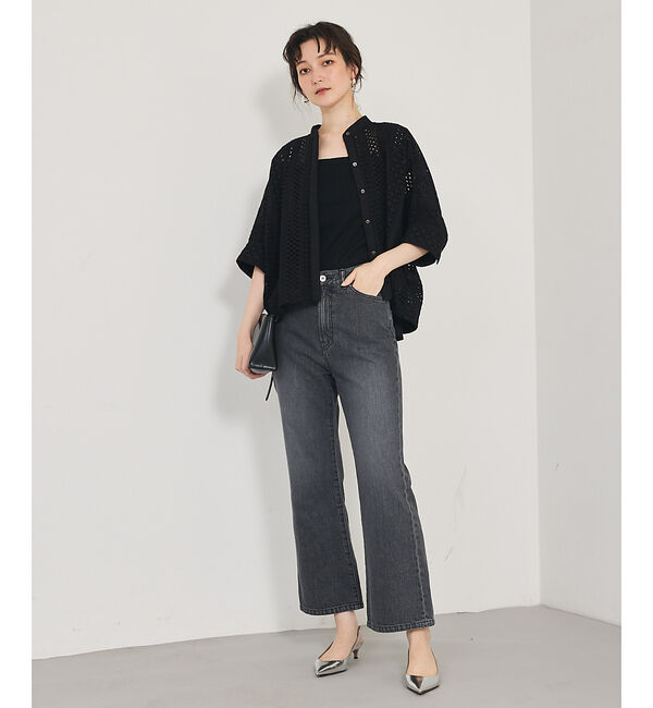 qualite「レースハーフスリーブシャツ」|シャツ・ブラウス|