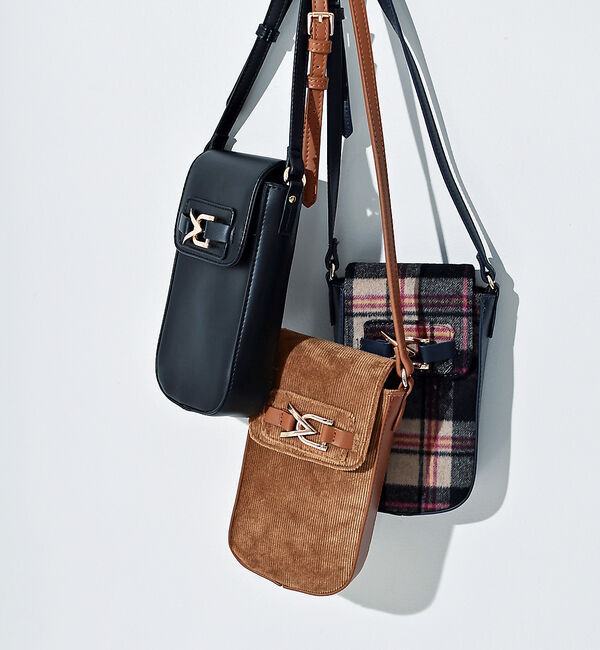 AU BANNISTER「【アイコニックシリーズ】スマホマルチショルダー」|ショルダー・メッセンジャー|