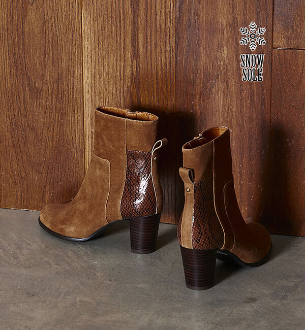 AU BANNISTER「【スノーソール】ハイシャフトブーツ」|ショートブーツ|キャメル
