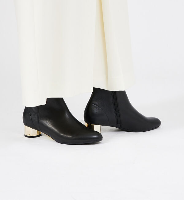 AU BANNISTER「【スノーソール】バックストレッチショートブーツ」|ショートブーツ|