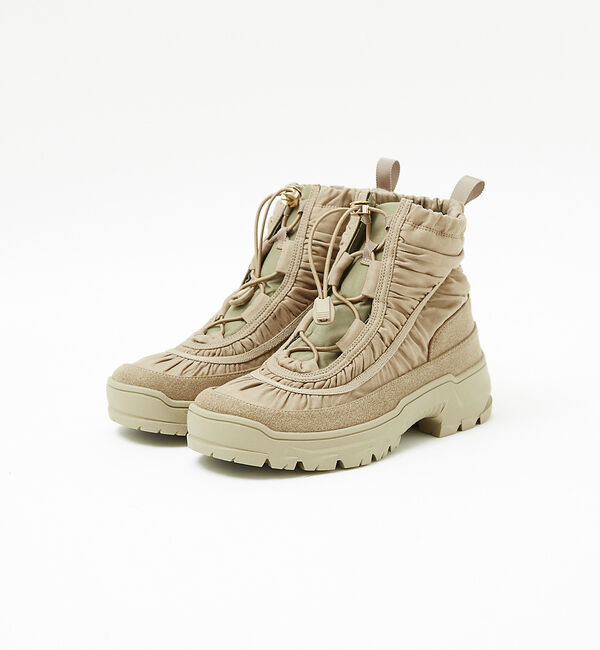 AU BANNISTER「【Vibram/ヴィブラムソール】スノーブーツ」|ショートブーツ|グレージュ