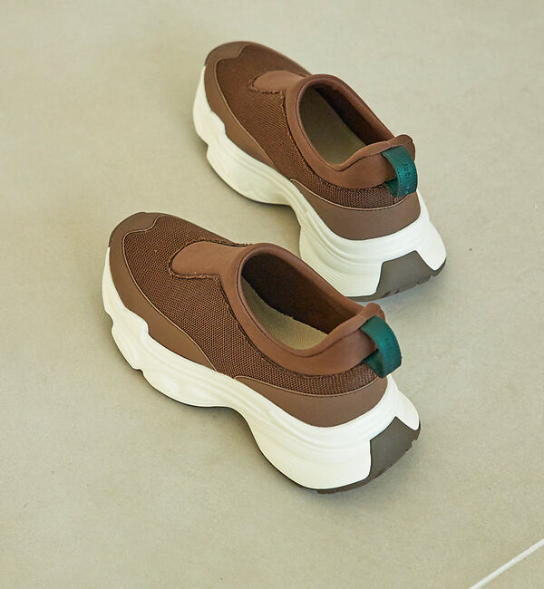 AU BANNISTER「ハンズフリースニーカー」|スニーカー|ブラウン