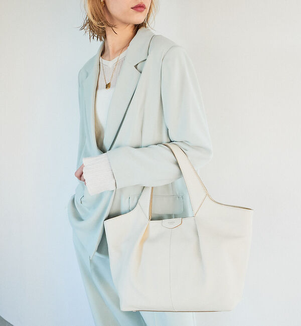 LOWELL things「Fiore/ソフトレザーオープントート」|トートバッグ|