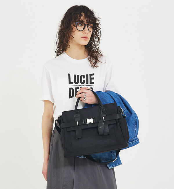 LOWELL things「【CLASSY掲載】ABILITY/ナイロンBELTEDトート」|トートバッグ|