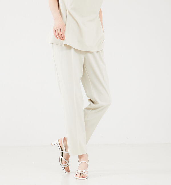 abahouse mavie「【エニデイカセット】ノーカラージャケット＆フレンチスリーブ・パンツセットアップ」|スーツ|