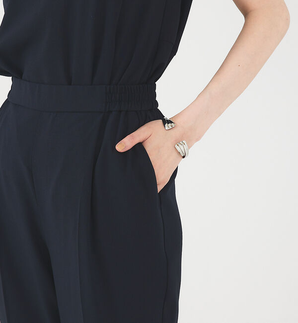 abahouse mavie「【エニデイカセット】ノーカラージャケット＆フレンチスリーブ・パンツセットアップ」|スーツ|