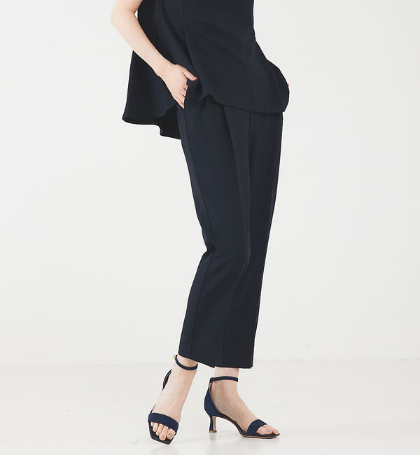 abahouse mavie「【エニデイカセット】ノーカラージャケット＆フレンチスリーブ・パンツセットアップ」|スーツ|