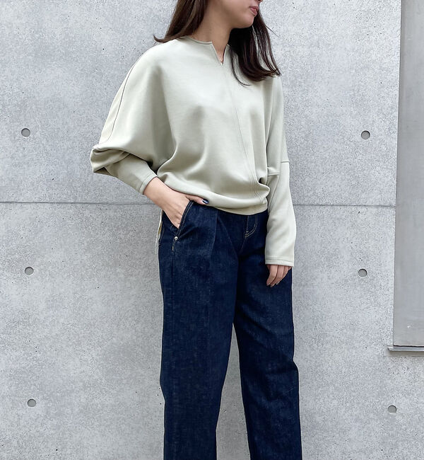 abahouse mavie「ライトダンボールドルマンプルオーバー」|スウェット・ジャージ|